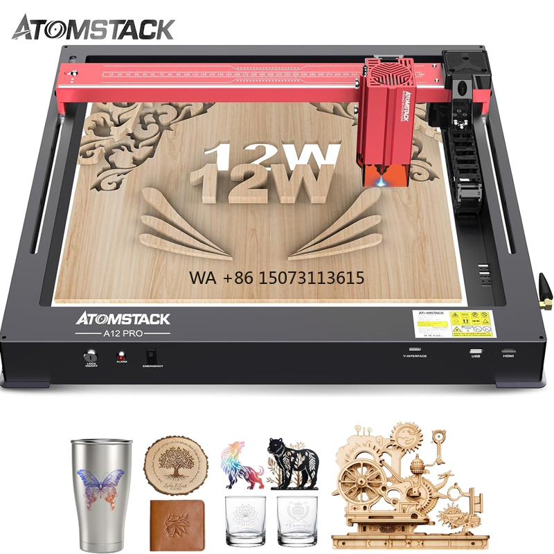 3D Printing Glass - Atomstack A12 X12 Pro 50W Wifi