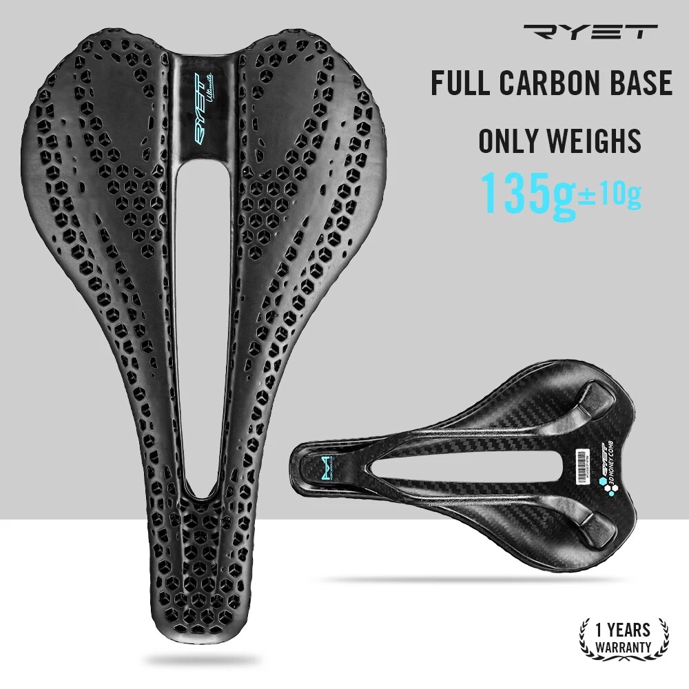 3D Printing Tablet - RYET Carbon 3D Printed Saddle Ultralight