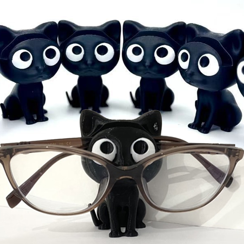 3D Printing Glasses Frames - 3D Cute Cat Eyeglasses Frame Holder