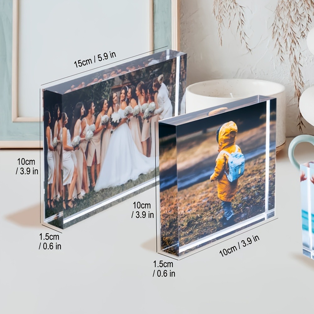 3D Printing Lego - Personalized 3D Acrylic Photo Block -