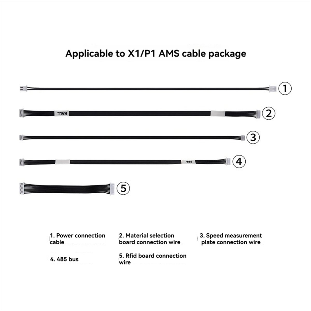 Motherboard 3D Printer - A64I 5PCS Cable Pack High Quality