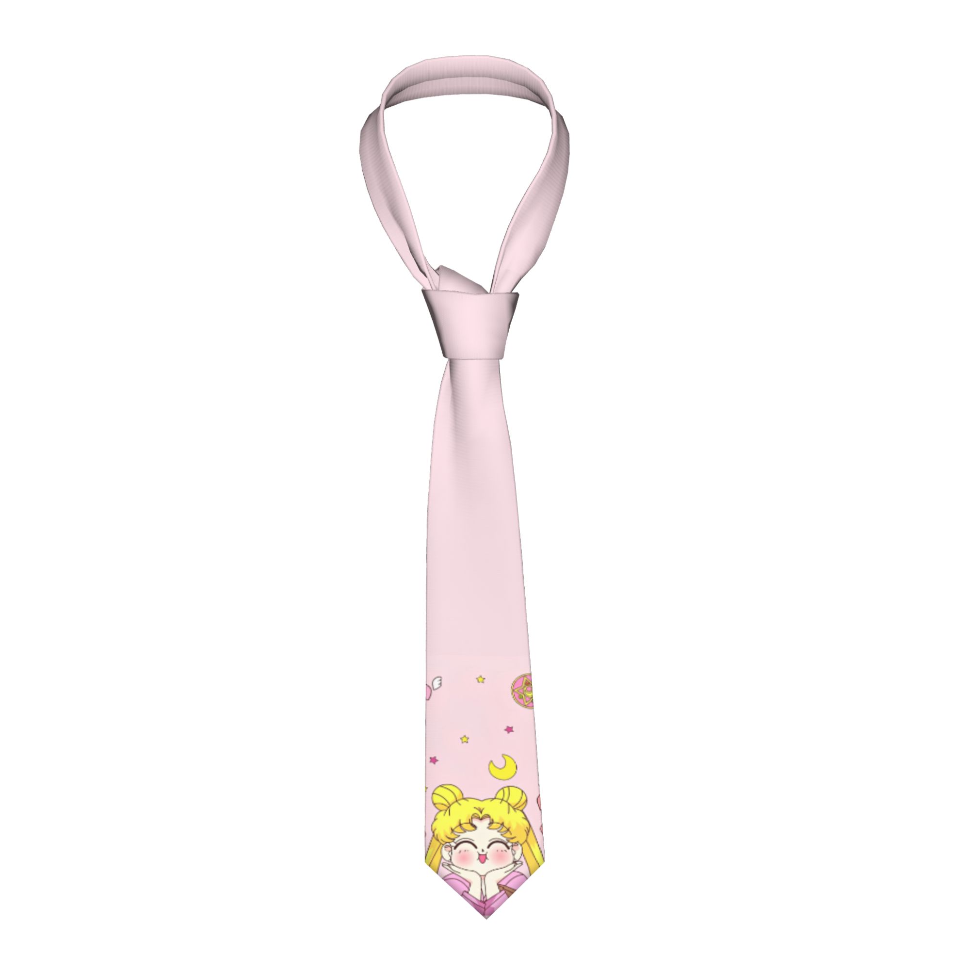 3D Printing Quality - Mens Tie Cartoon Moons 3D Print