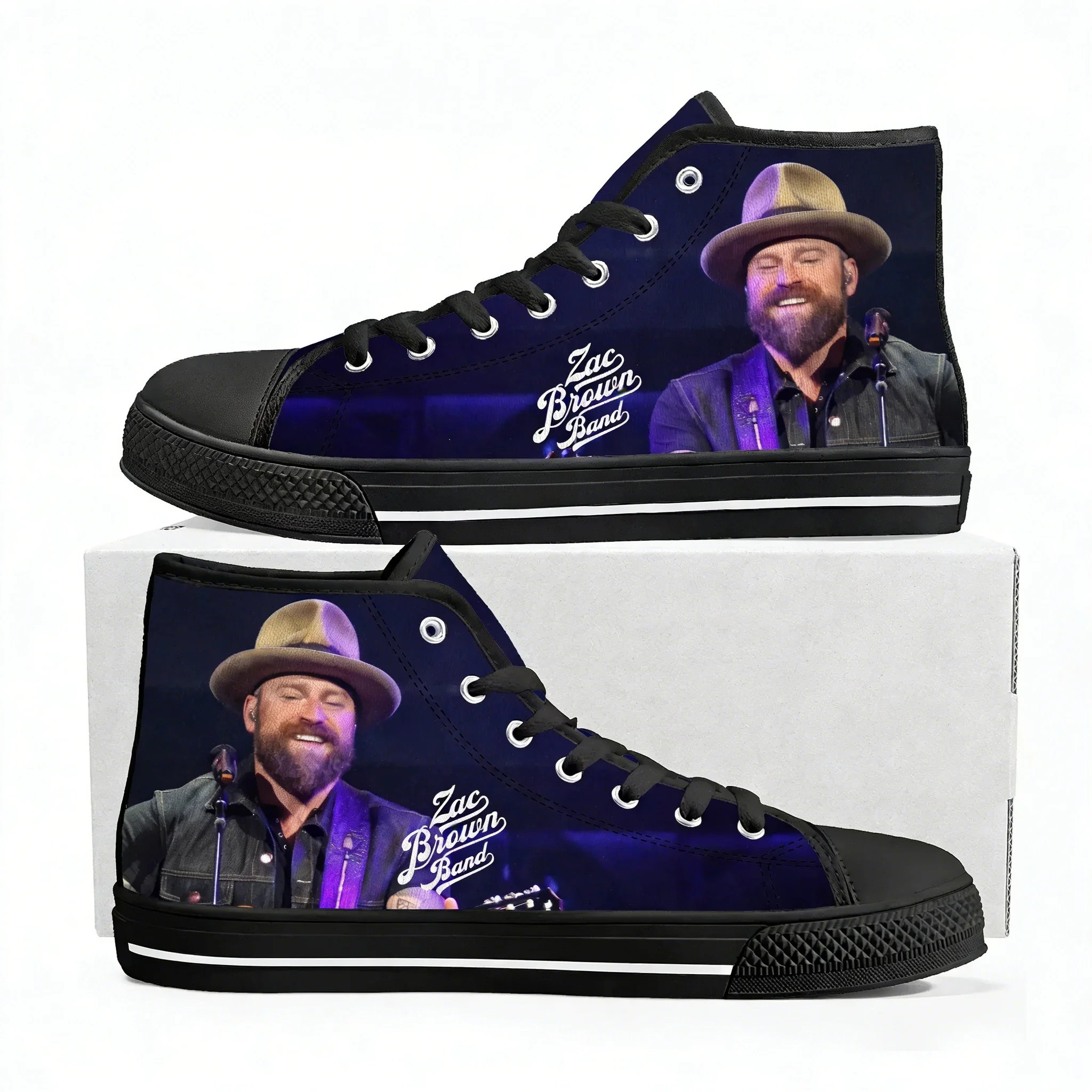 Zac Brown High Top Sneakers Me - 3D Printing Quality ulasan dan harga