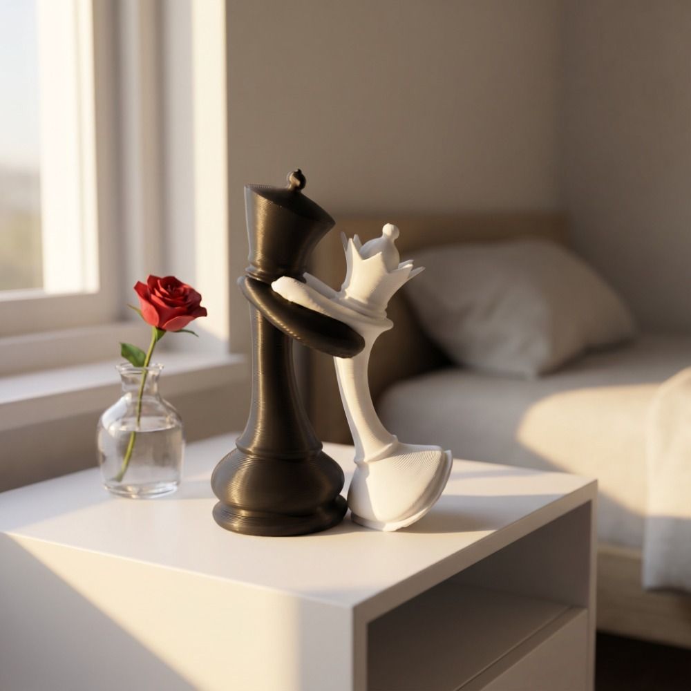 3D Printed Chess Statue Home D - 3D Printing Chess ulasan dan harga