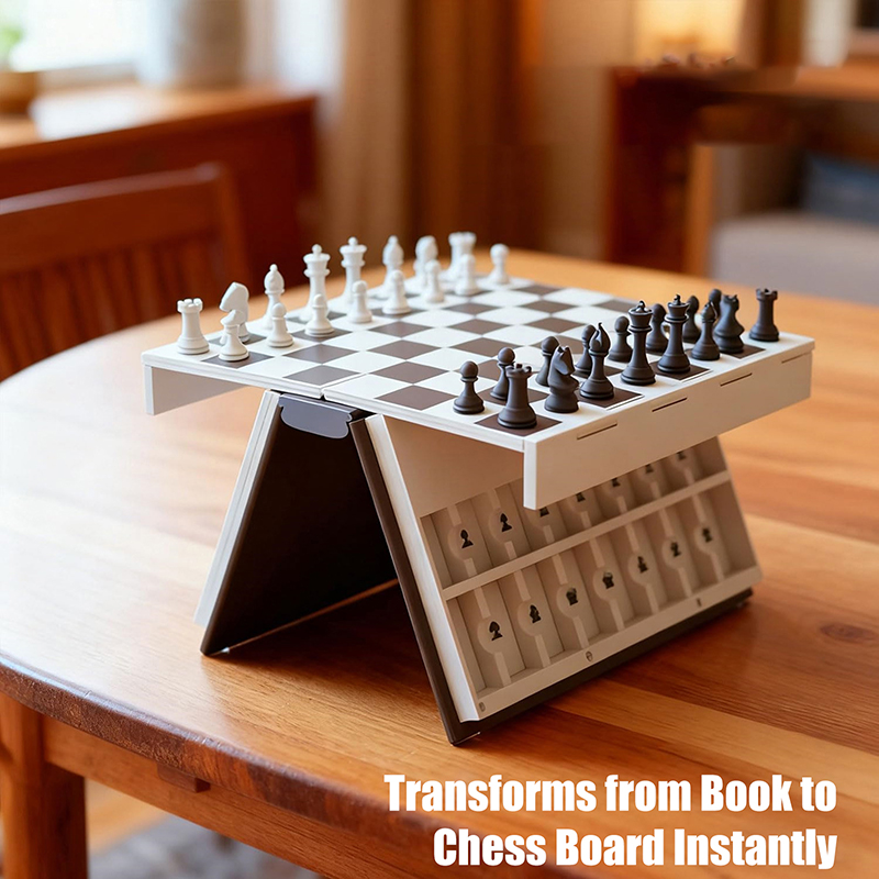 Chess Set 3D Printed Book Fold - 3D Printing Chess ulasan dan harga