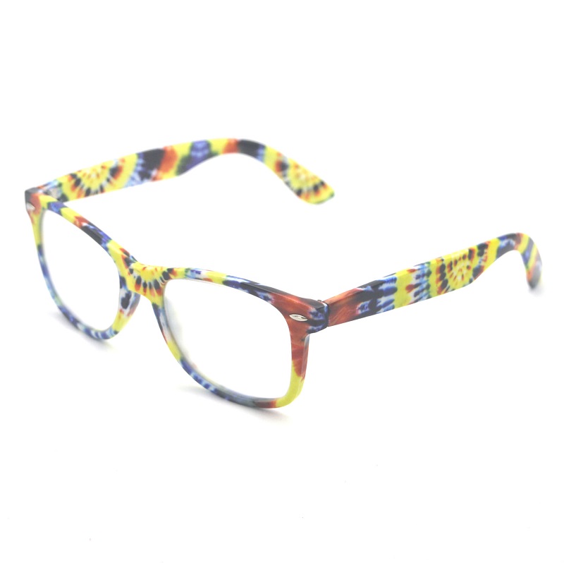 Fashion Tie Dye Print Frame Di - 3D Printing Glasses Frames ulasan dan harga