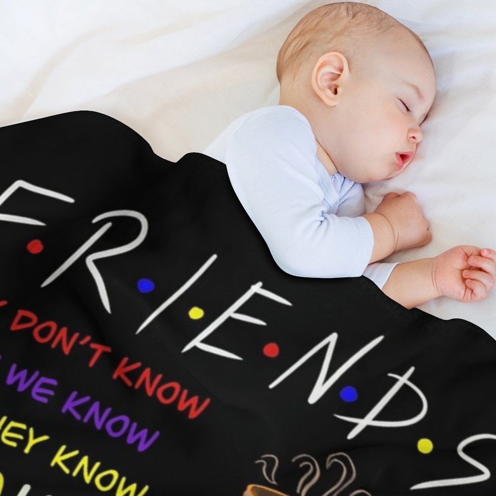 Friends Quotes Premium Throw B - 3D Printing Quotes ulasan dan harga