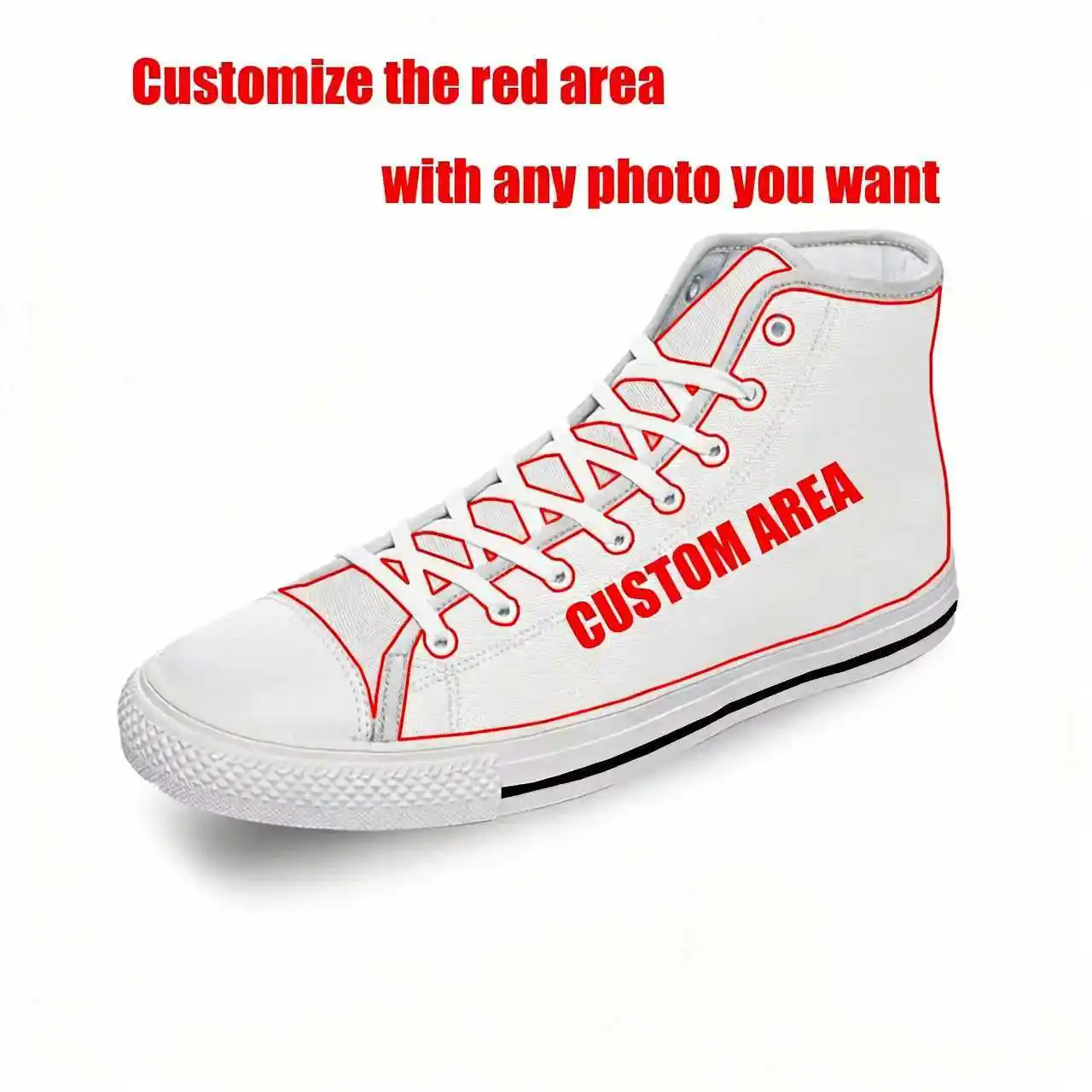 S-Simpsonss High Top Sneakers  - 3D Printing Quality ulasan dan harga