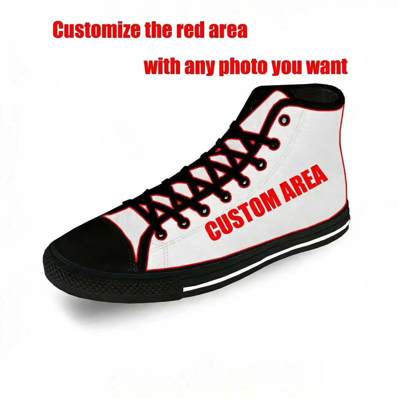 S-Simpsonss High Top Sneakers  - 3D Printing Quality ulasan dan harga