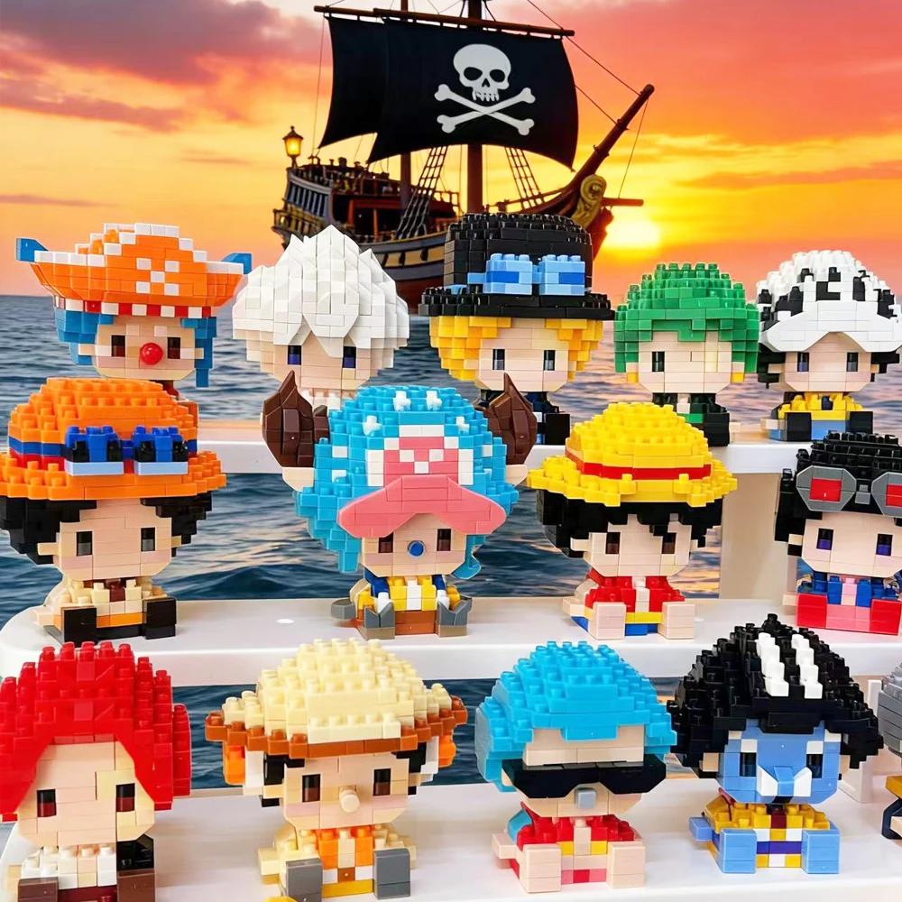 Anime Character Model Luffy 3D - 3D Printing Lego ulasan dan harga