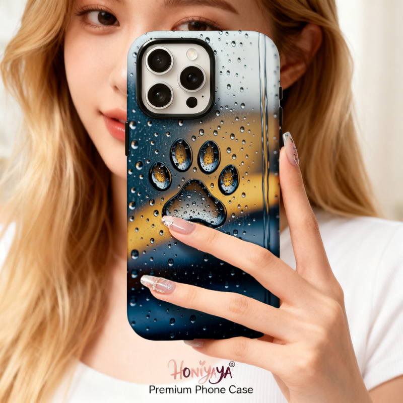 2 in 1 Paw Print Phone Case Fo - 3D Printing Quotes ulasan dan harga