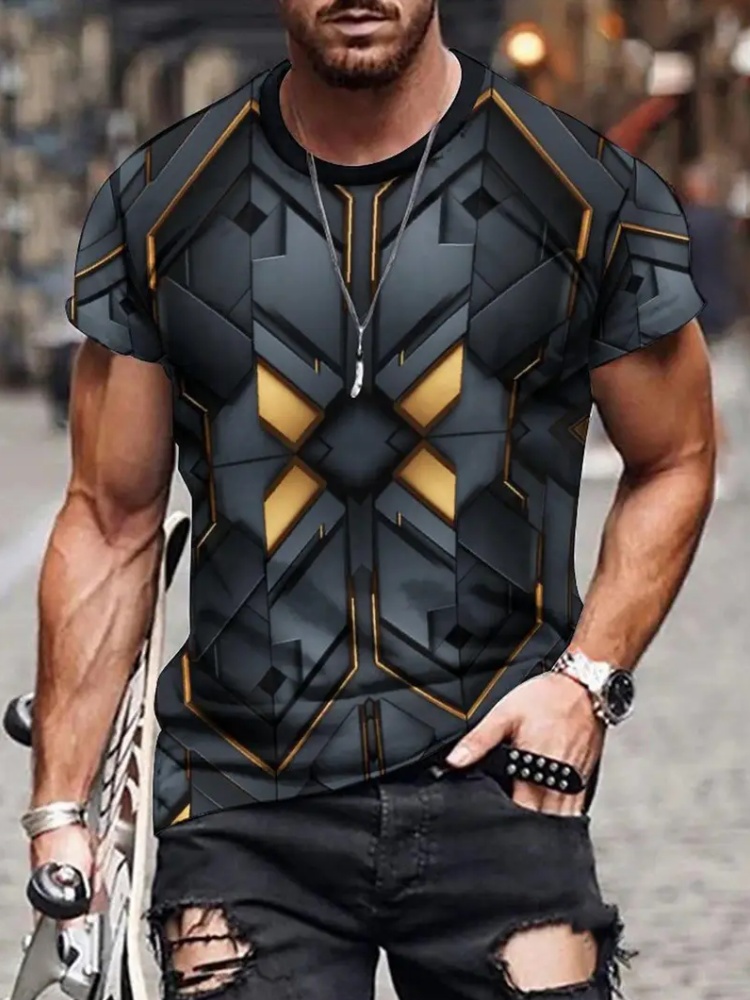 Men's 3D Printed Street Knight - 3D Printing Knight Armor ulasan dan harga