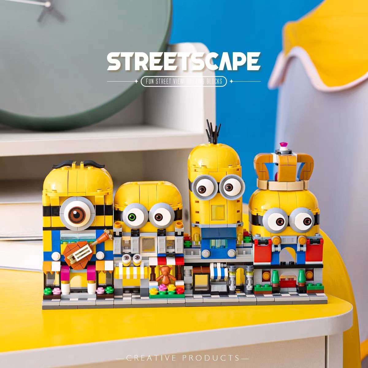 4-in-1 Minions Street View Bui - 3D Printing Lego ulasan dan harga