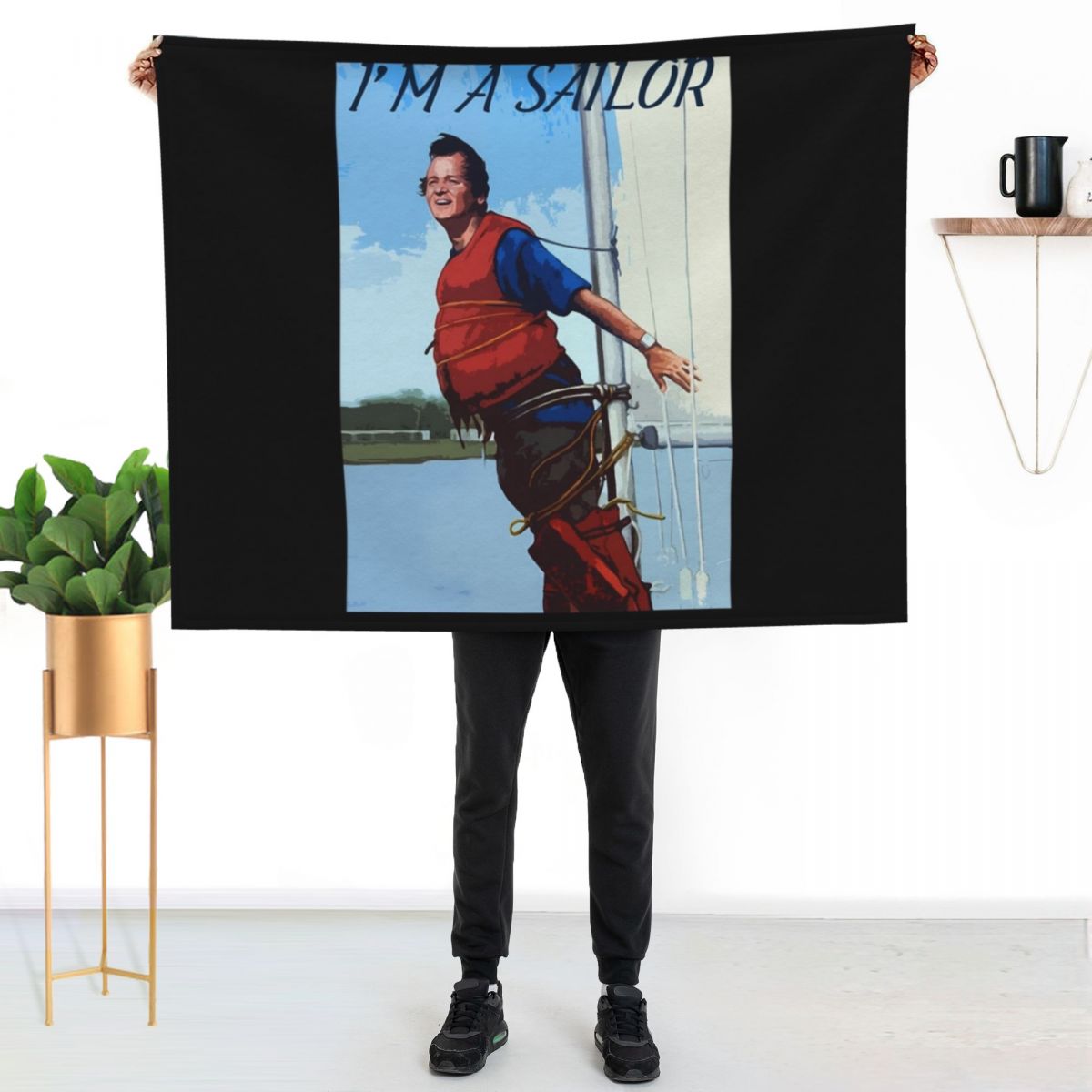 Im A Sailor Bob Quote \t Throw - 3D Printing Quotes ulasan dan harga