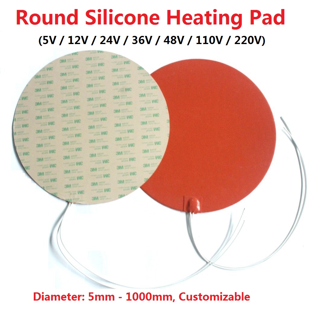 Big Size Round Silicone Heatin - 3D Printing Tablet ulasan dan harga