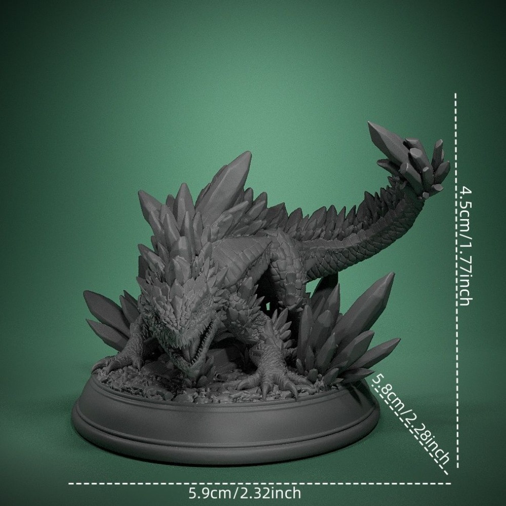 Crystal Lizard Board Game Ches - 3D Printing Chess ulasan dan harga