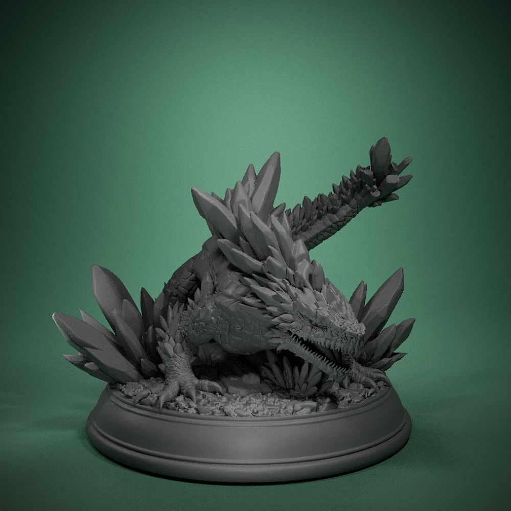 Crystal Lizard Board Game Ches - 3D Printing Chess ulasan dan harga