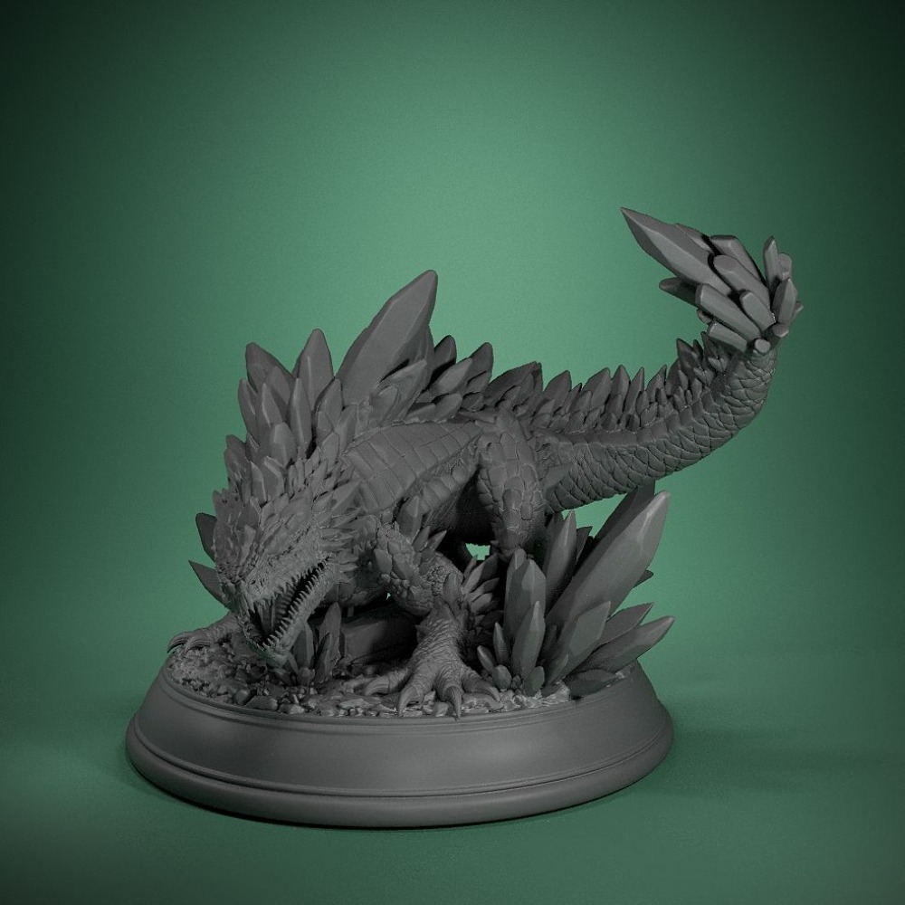 Crystal Lizard Board Game Ches - 3D Printing Chess ulasan dan harga