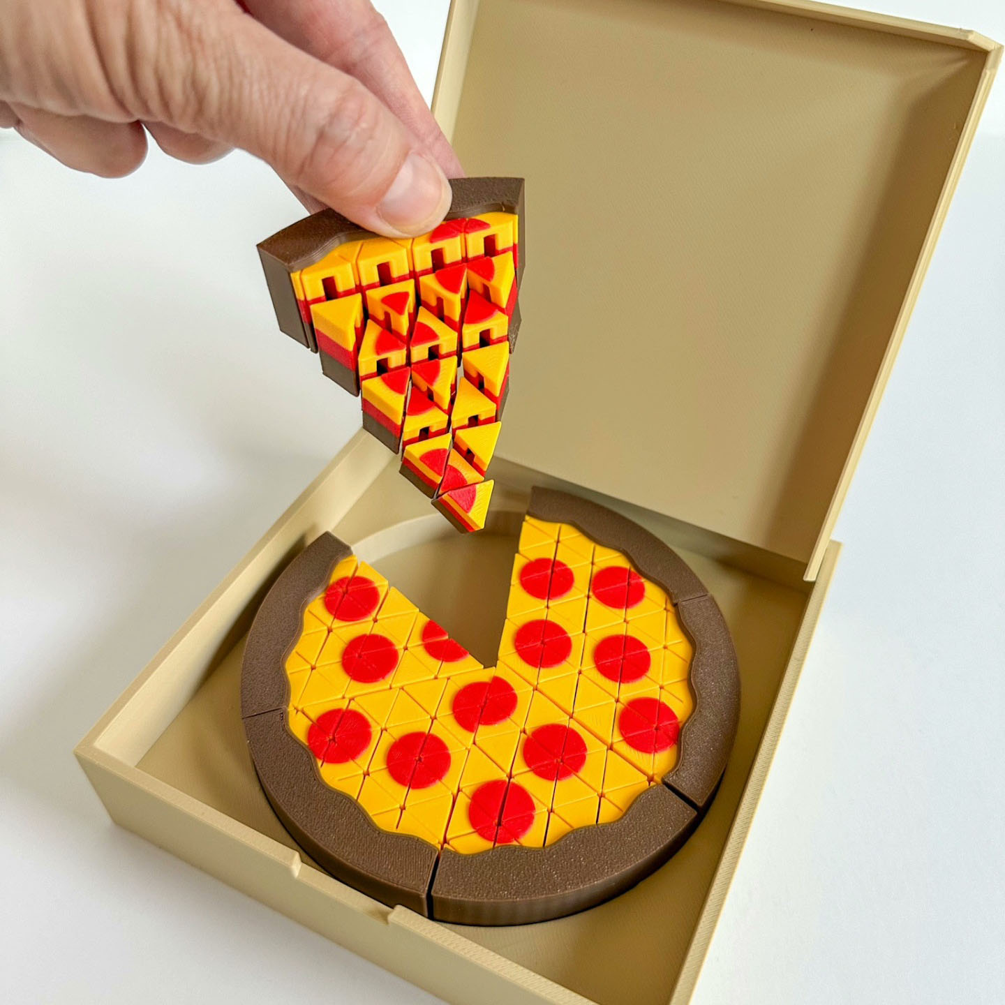 3D Printed Mini Pizza sculptur - 3D Printing In Food ulasan dan harga