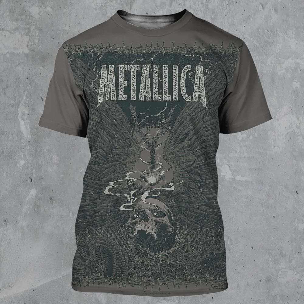 2026 Vintage Metallica  2026 C - 3D Printing Ghosting ulasan dan harga