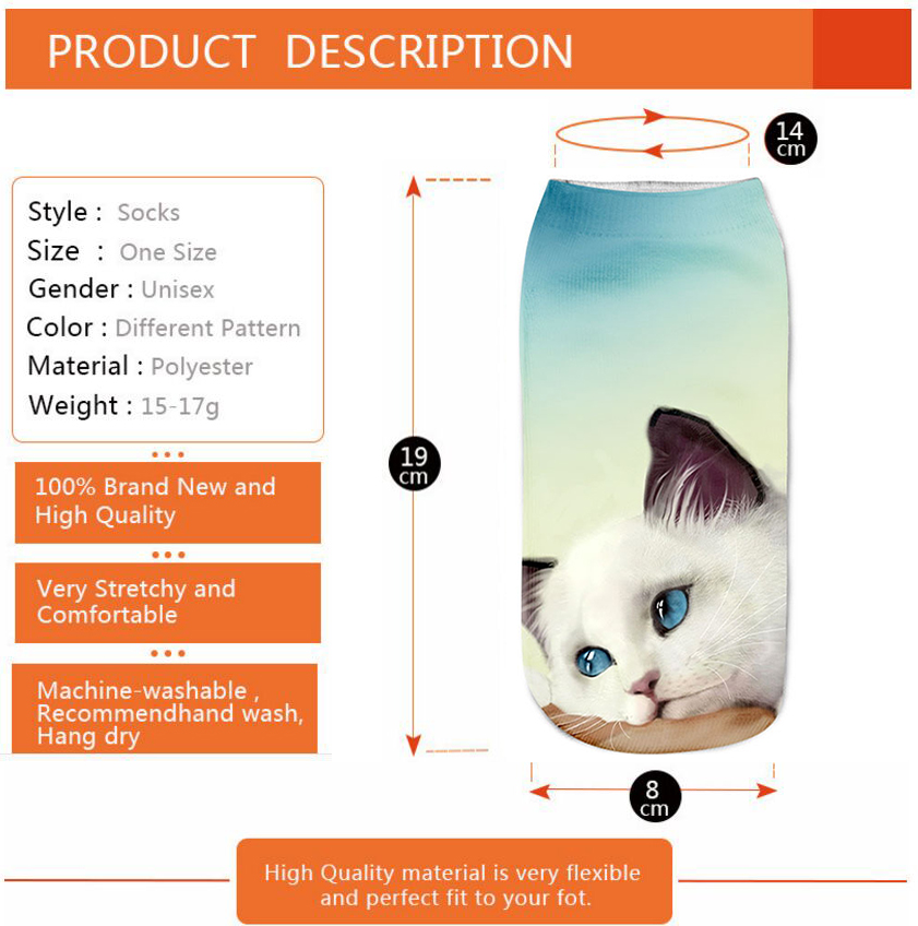 Women 3D Print Funny Pizza Soc - 3D Printing In Food ulasan dan harga