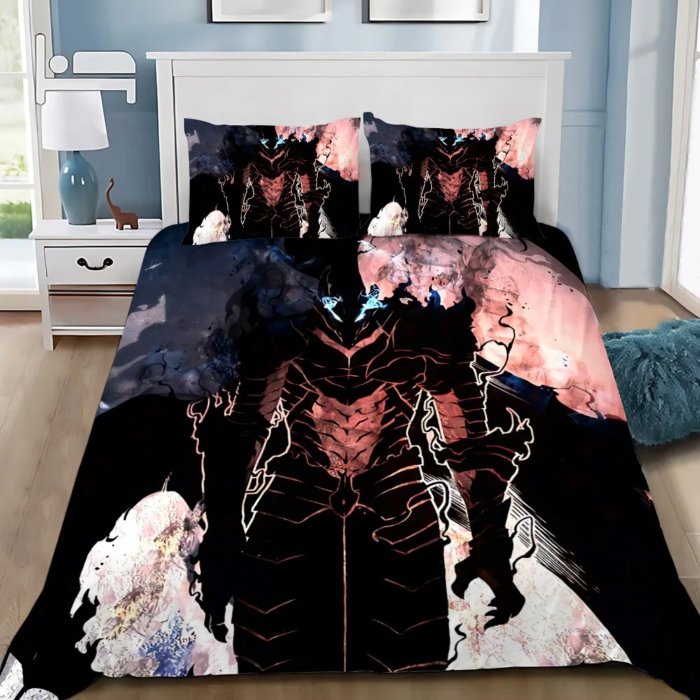 Anime Solo Leveling Bedding Se - 3D Printing Solo ulasan dan harga