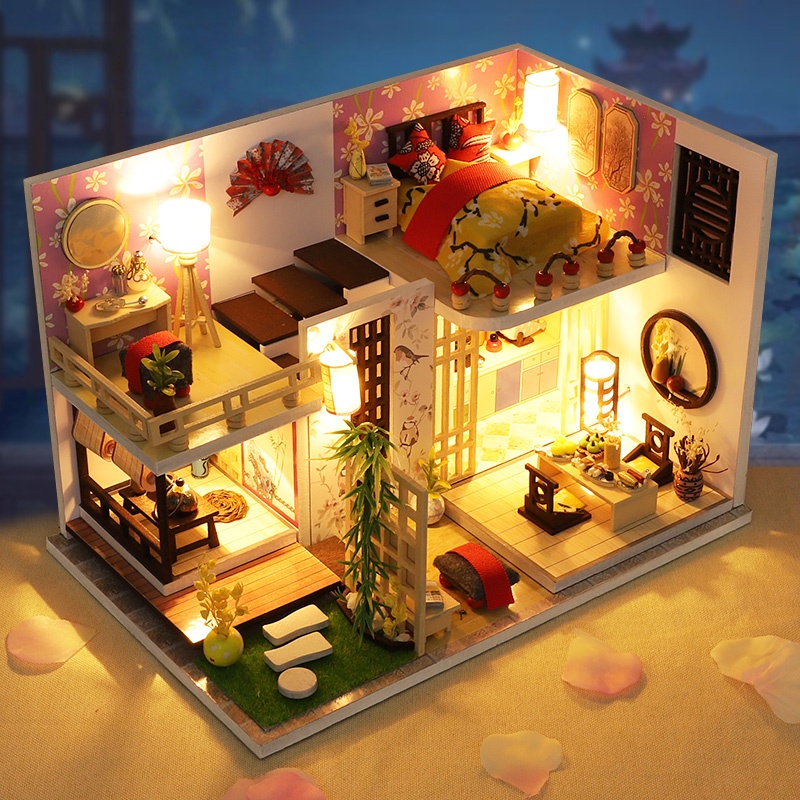 DIY Japanese Style Loft Villa  - 3D Printing Lego ulasan dan harga