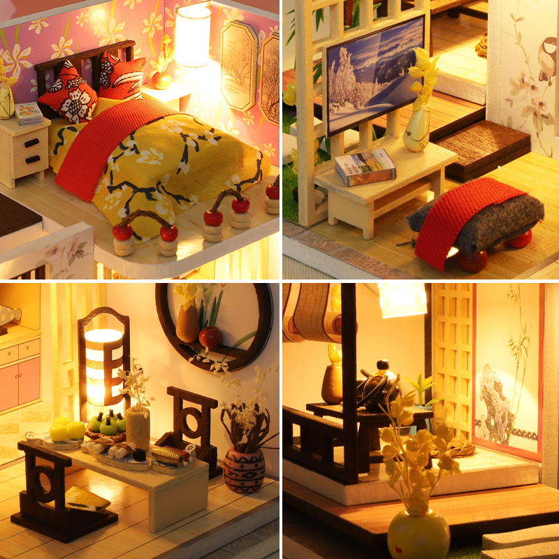 DIY Japanese Style Loft Villa  - 3D Printing Lego ulasan dan harga