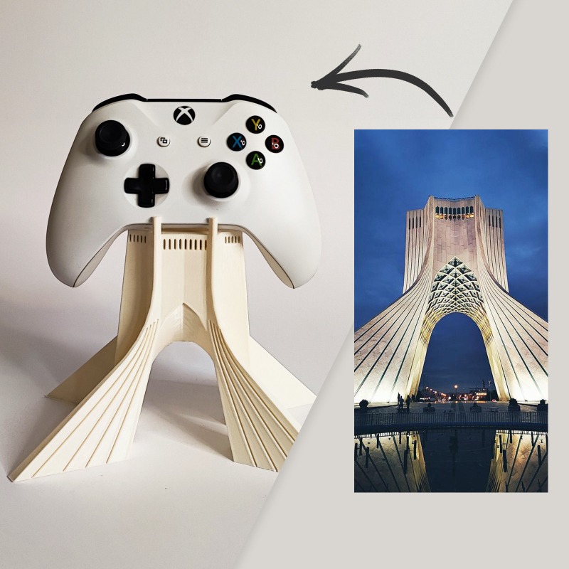 Controller Holder Customized A - 3D Printing Xbox Controller Holder ulasan dan harga