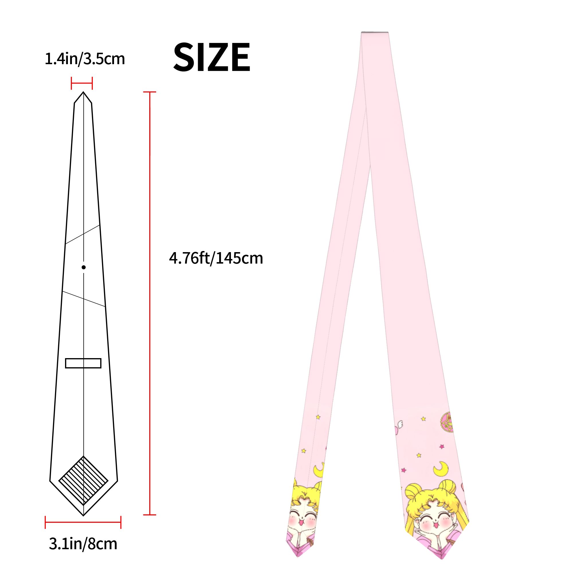 Mens Tie Cartoon Moons 3D Prin - 3D Printing Quality ulasan dan harga