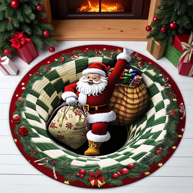 3D Vortex Santa Claus Riding o - 3D Printing Tablet ulasan dan harga