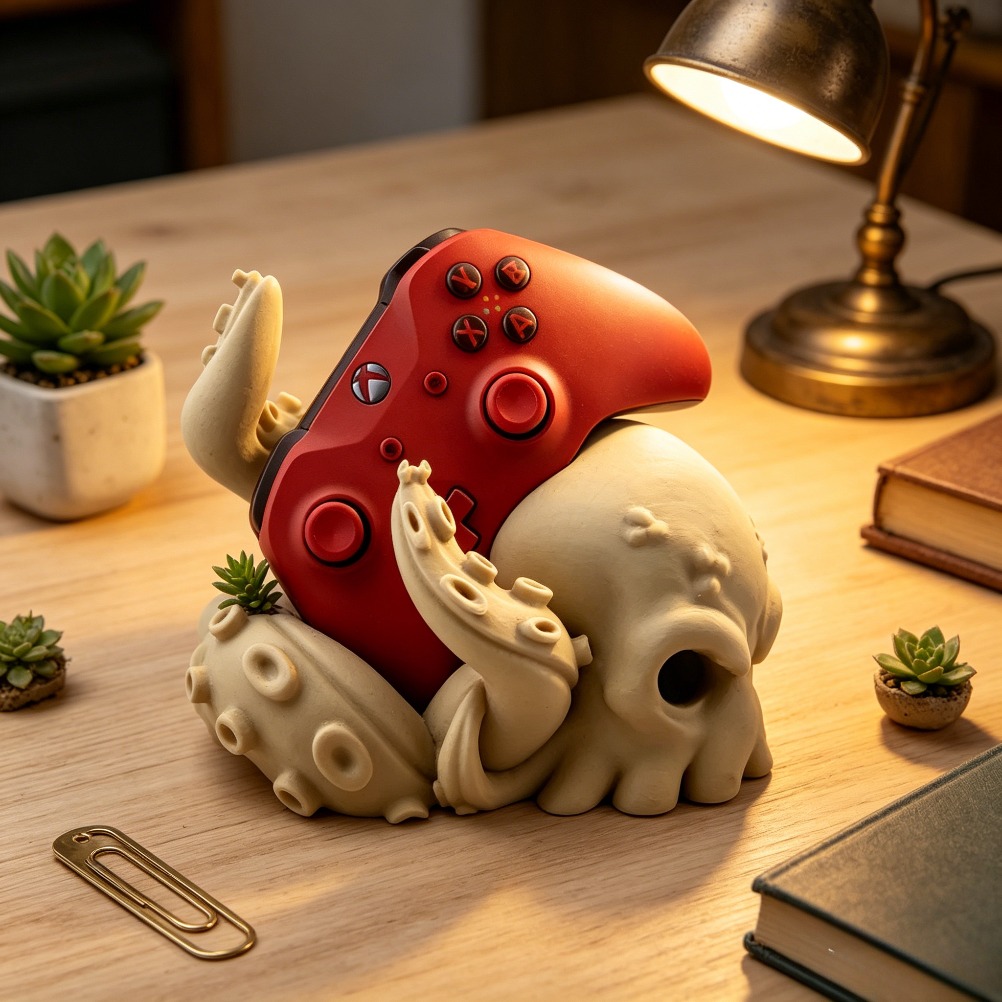 3D Printed Octopus Arm Control - 3D Printing Xbox Controller Holder ulasan dan harga