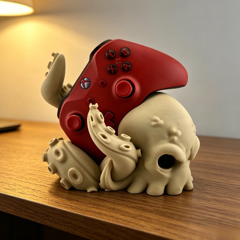 3D Printed Octopus Arm Control - 3D Printing Xbox Controller Holder ulasan dan harga