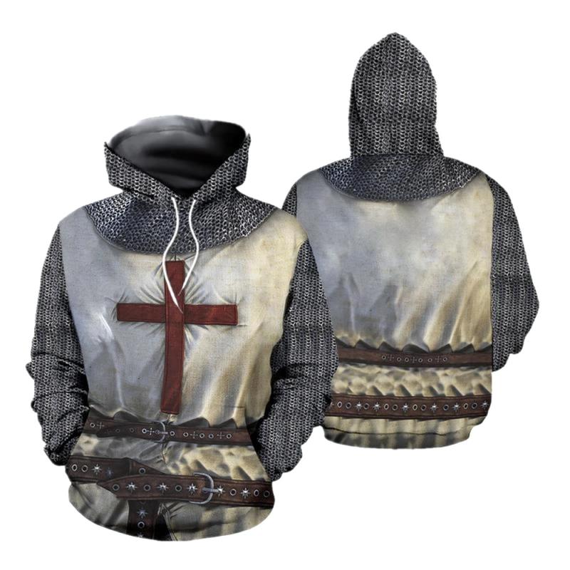 Knights Templar Armor Hoodies  - 3D Printing Knight Armor ulasan dan harga