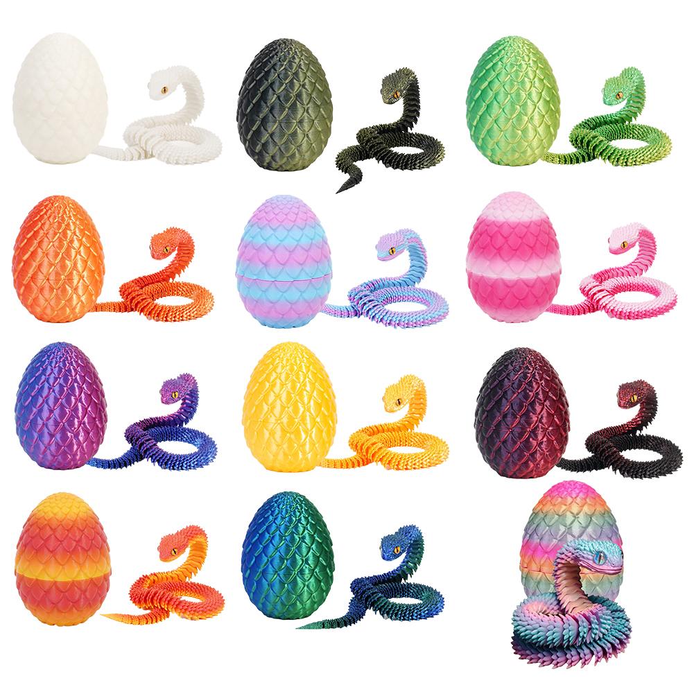 3D Printed Cool Snake Dragon E - 3D Printing Egg ulasan dan harga