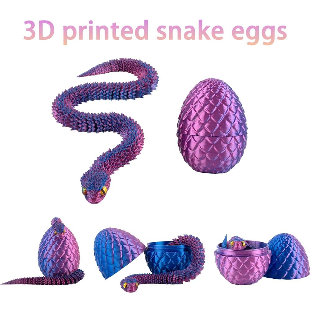 3D Printed Cool Snake Dragon E - 3D Printing Egg ulasan dan harga