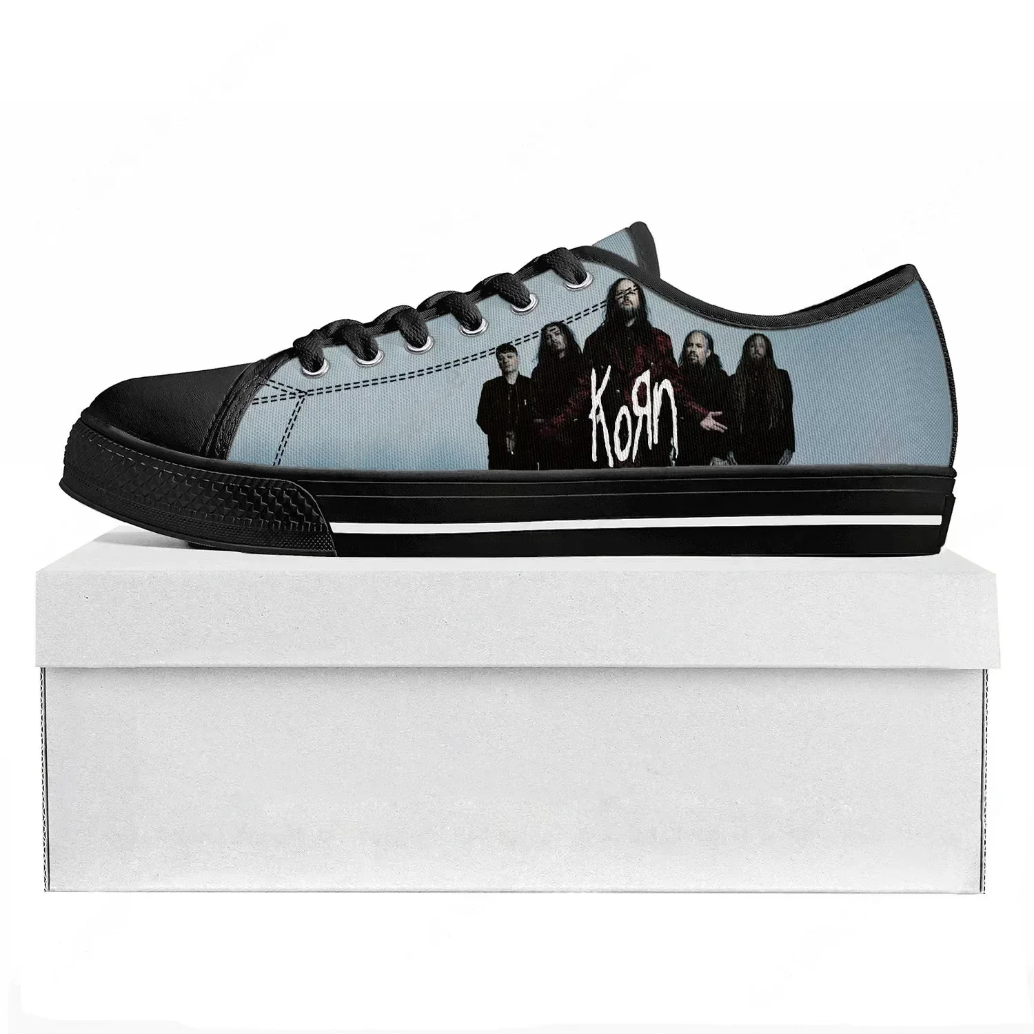 Korn Rock Band Low Top High Qu - 3D Printing Quality ulasan dan harga