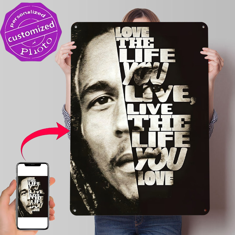 Bob Marley Quote Poster Retro  - 3D Printing Quotes ulasan dan harga