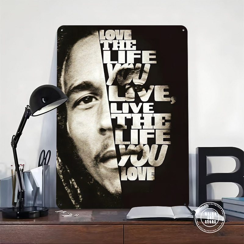 Bob Marley Quote Poster Retro  - 3D Printing Quotes ulasan dan harga