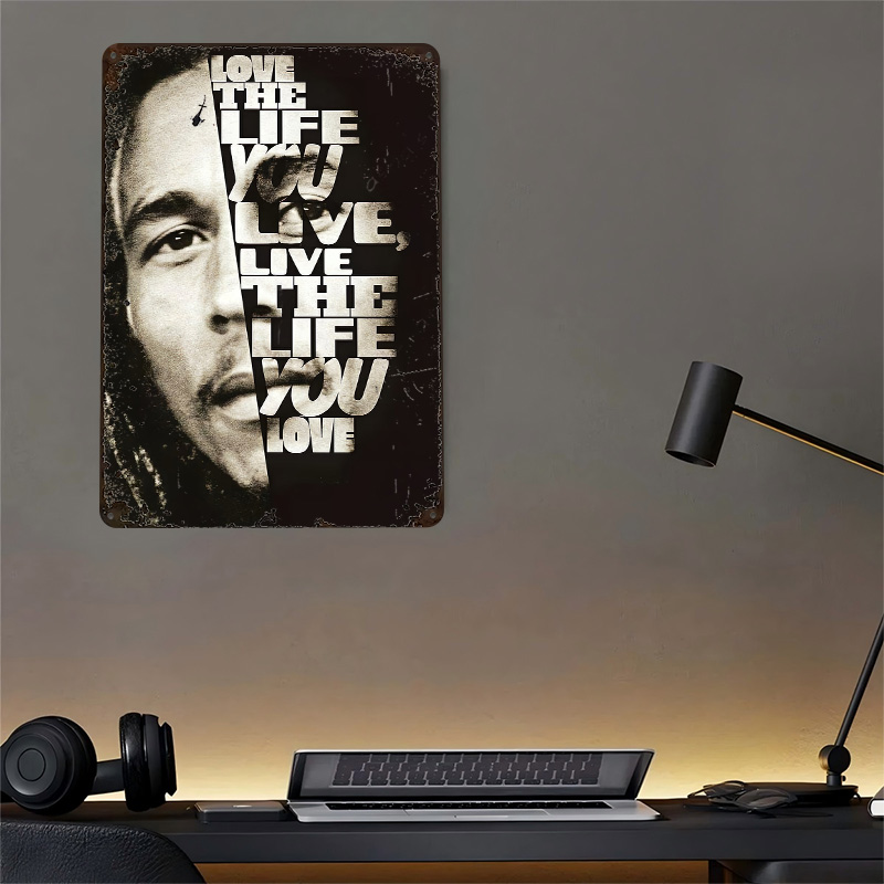 Bob Marley Quote Poster Retro  - 3D Printing Quotes ulasan dan harga