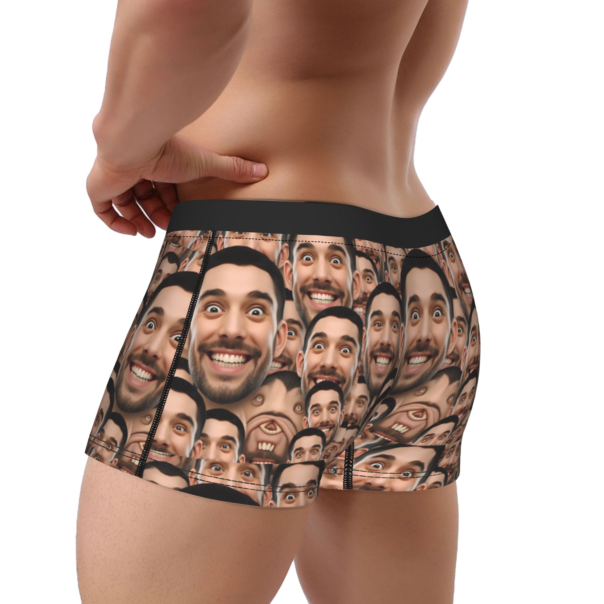 Custom Your Head Boxershorts   - 3D Printing Quality ulasan dan harga