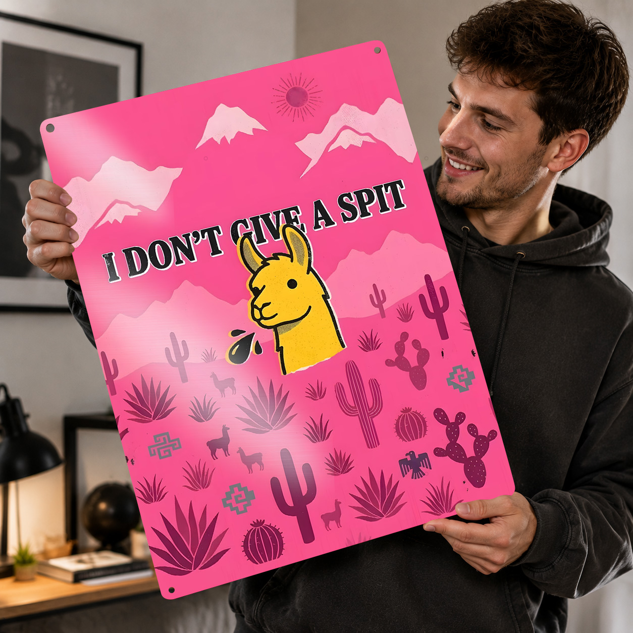 Llama Spitting Funny Quote 'I  - 3D Printing Quotes ulasan dan harga